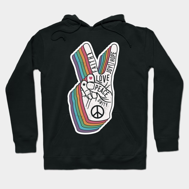 Peace Works Hoodie by machmigo